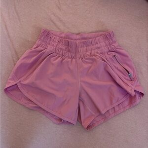 Lululemon Pink Running Shorts size 4